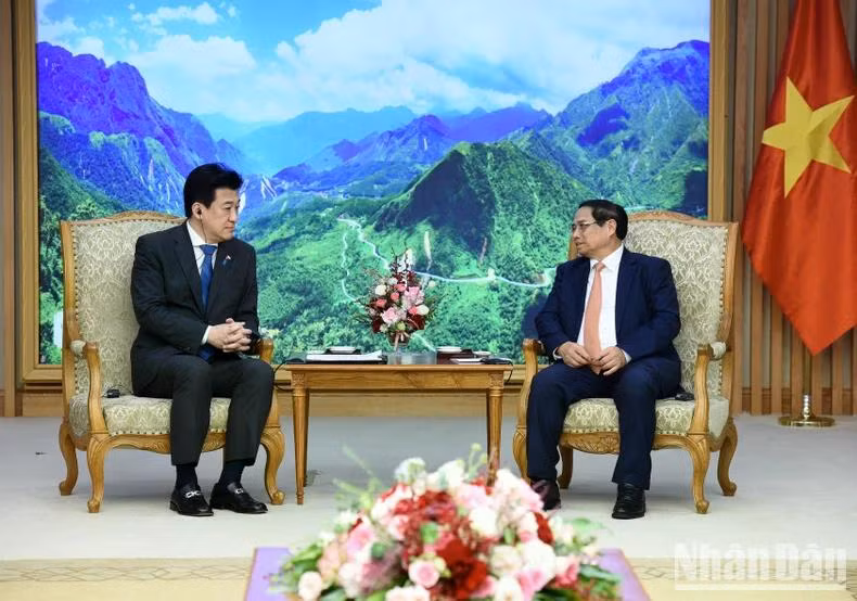 Quang cảnh buổi tiếp.