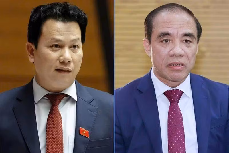 Ông Đặng Quốc Khánh và ông Chẩu Văn Lâm. (Ảnh: quochoi.vn)