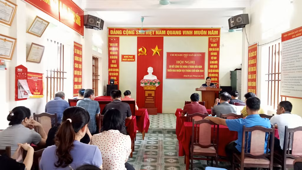Nhà văn hóa Khu phố Ngô Quyền, thị trấn Quảng Hà