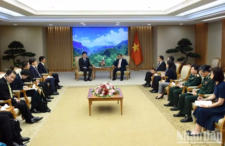 Quang cảnh buổi tiếp.