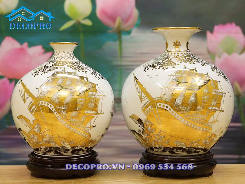 Bình hút tài lộc thuận buồm xuôi gió