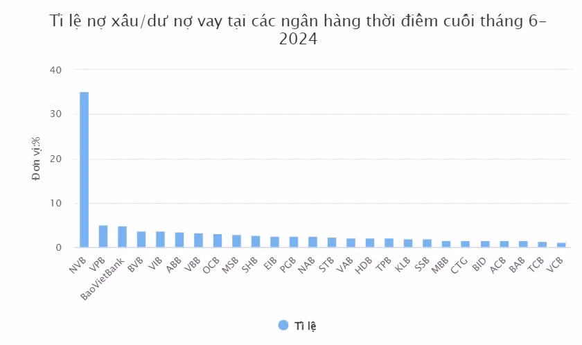 25 ngân hàng ghi nhận nợ xấu tăng, những nhà băng nào tăng mạnh nhất? ảnh 3
