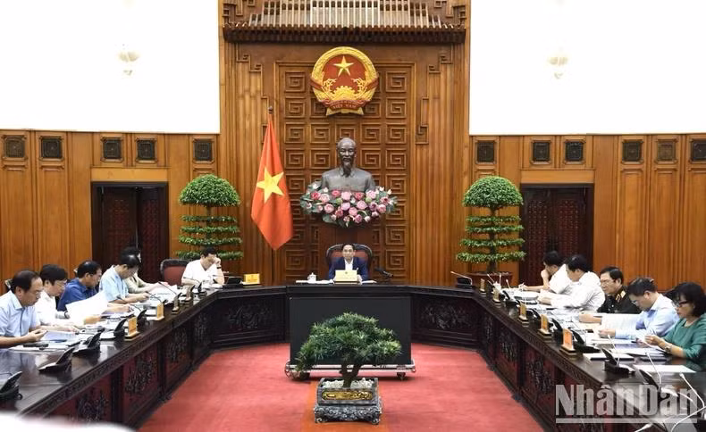 Quang cảnh Phiên họp thứ nhất của Ban Chỉ đạo. (Ảnh: Trần Hải)