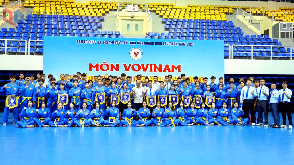 VĐV Vovinam về tranh tài tại Đại hội TDTT tỉnh Quảng Ninh năm 2026.