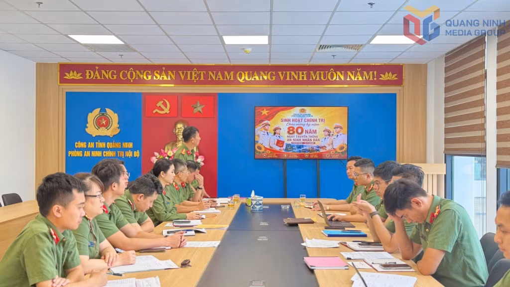 Phòng An ninh chính trị tổ chức sinh hoạt chính trị chào mừng kỷ niệm kỷ niệm 80 năm Ngày truyền thống lực lượng An ninh nhân dân (12/7/1946 - 12/7/2026).