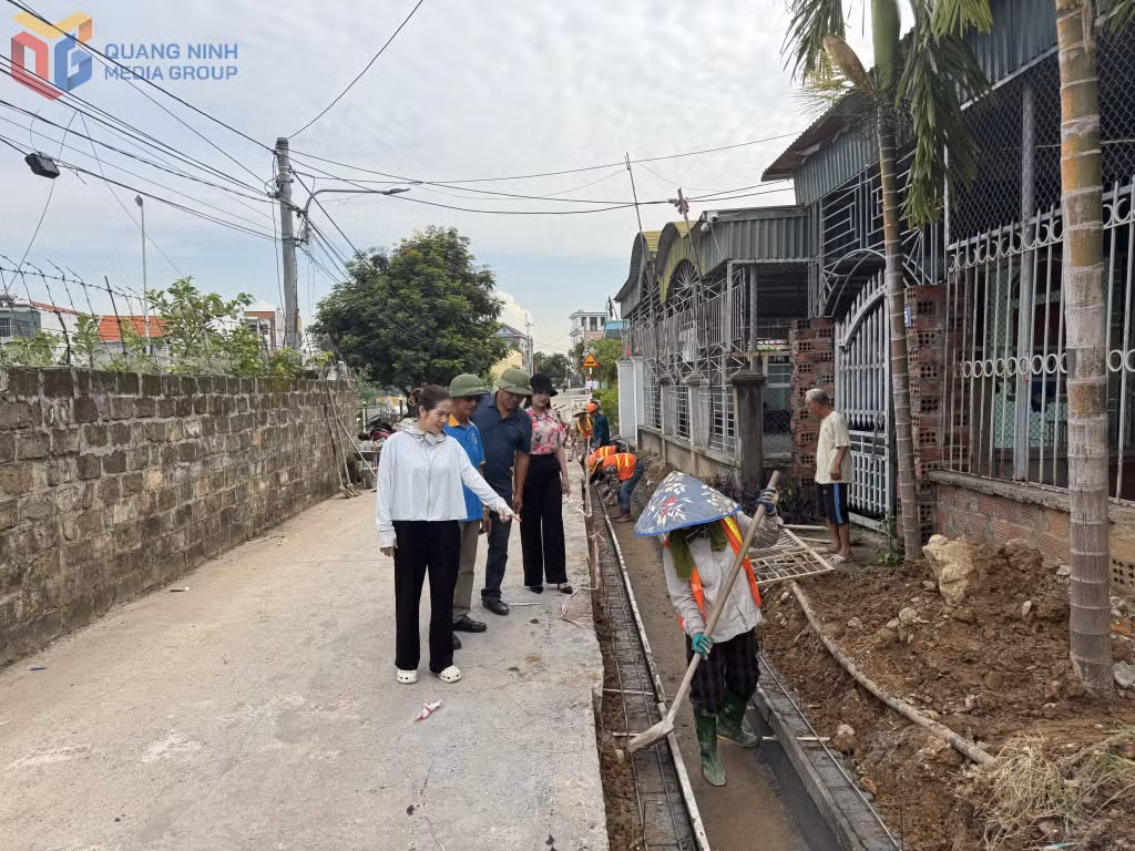 Ban Giám sát đầu tư của cộng đồng phường Hà An giám sát các công trình đầu tư hạ tầng trên địa bàn phường.