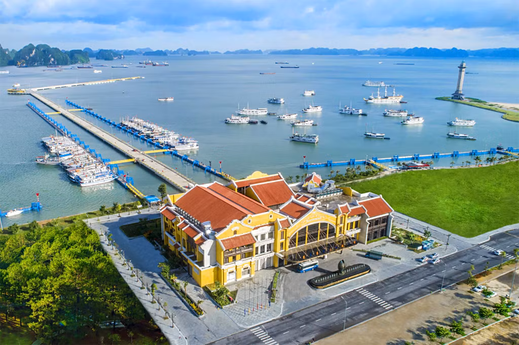 Cảng tàu khách quốc tế Hạ Long (10-2021). Ảnh: Đỗ Phương