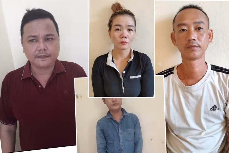 4 đối tượng tổ chức đánh bạc bị khởi tố.