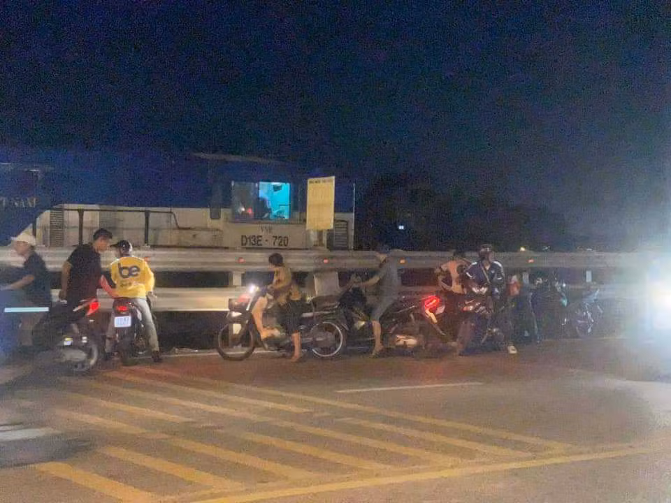 Hiện trường vụ tai nạn (ảnh CTV).