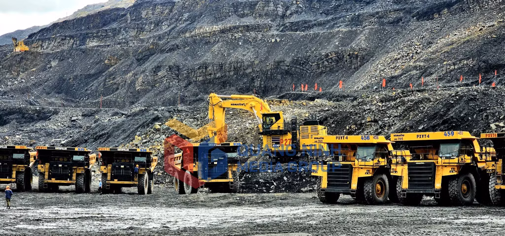 Dự án cải tạo mở rộng nâng công suất mỏ than Cao Sơn (8-2023). Ảnh: Phạm Tăng