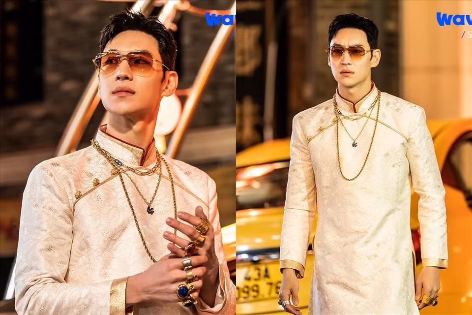Lee Je Hoon mặc áo dài Việt Nam trong "Taxi Driver" 2. Ảnh: Nhà sản xuất