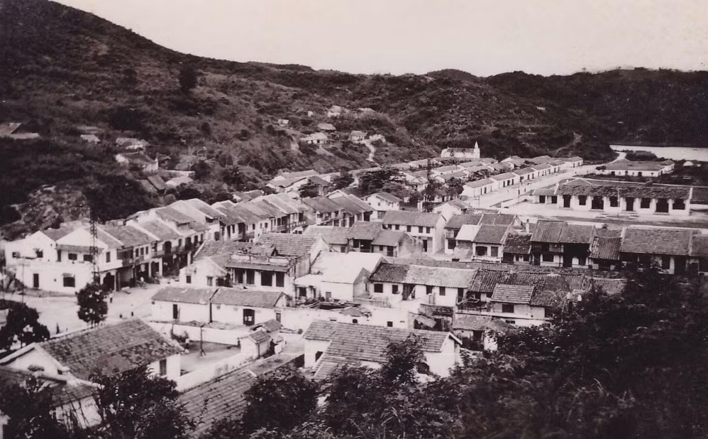 Phố Cửa Ông năm 1950. Nguồn: Flick.com/Manhhai