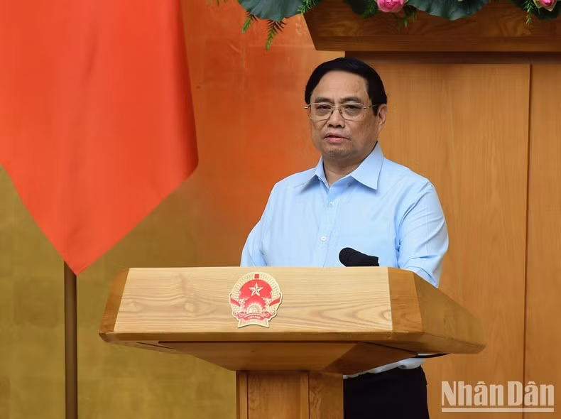 Thủ tướng Phạm Minh Chính Phát biểu khai mạc phiên họp Chính phủ.