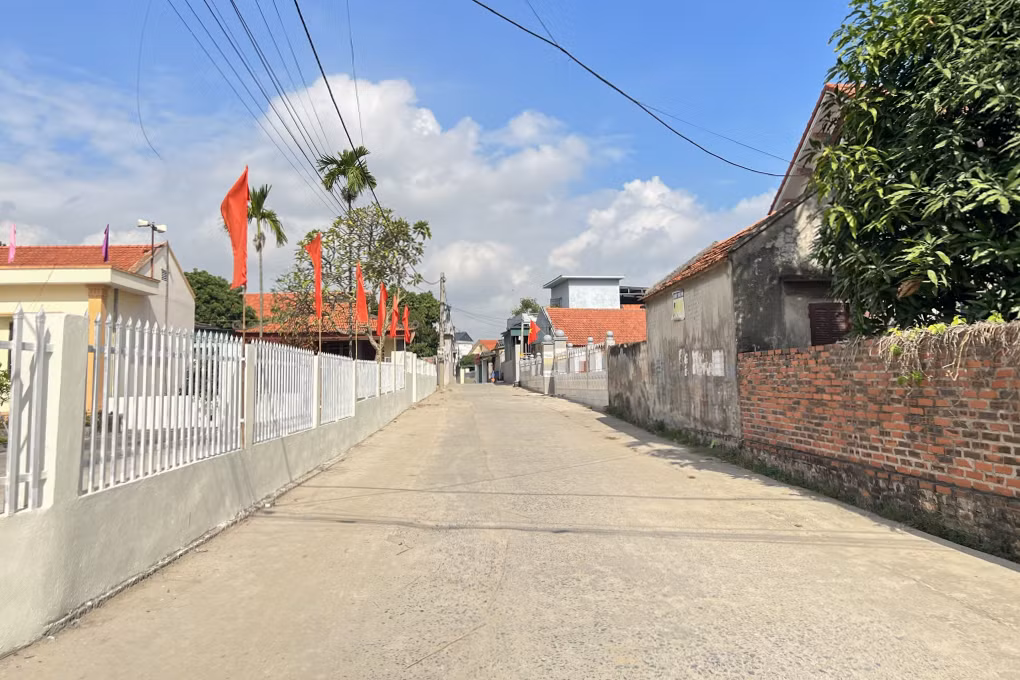 Tuyến đường khu phố Bình Lục Hạ (phường Hồng Phong, TX Đông Triều) khi hoàn thiện.