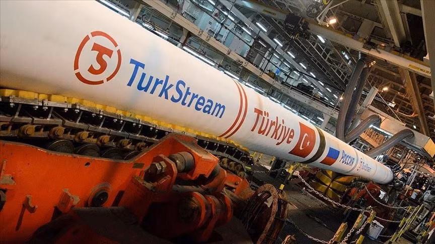 Dòng khí đốt của Nga cung cấp cho châu Âu qua đường ống Turk Stream đã tăng mạnh trong tháng 7/2023. Ảnh: Anadolu