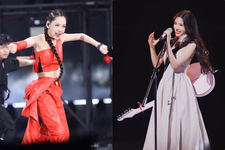 Chi Pu - LyLy có hiệu ứng chênh lệch khi tham gia show giải trí của Trung Quốc. Ảnh: Fanpage Chi Pu, Facebook Nguyễn Hoàng Ly