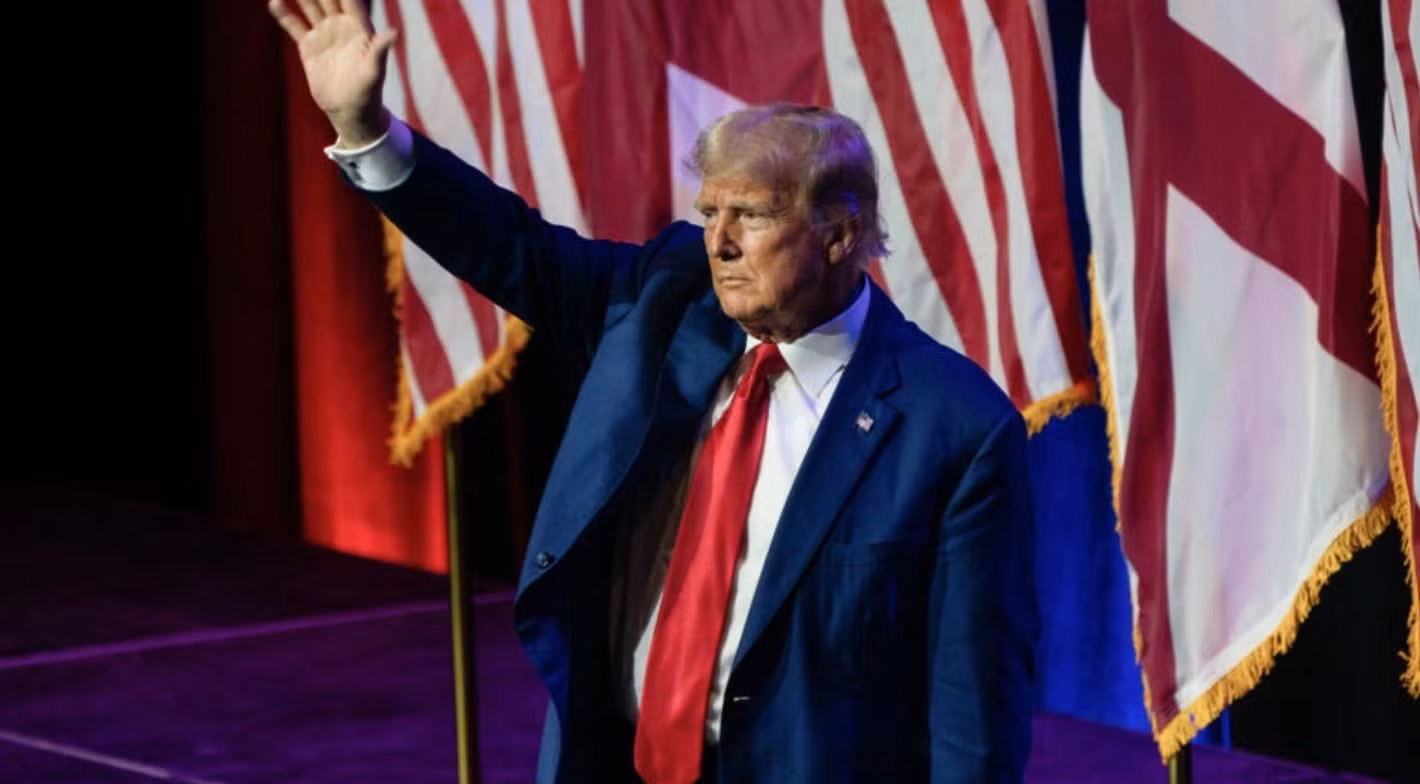 Cựu Tổng thống Donald Trump tại một sự kiện ở Alabama ngày 4/8. Ảnh: AFP