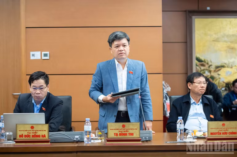 Đại biểu Tạ Đình Thi. (Ảnh: DUY LINH)