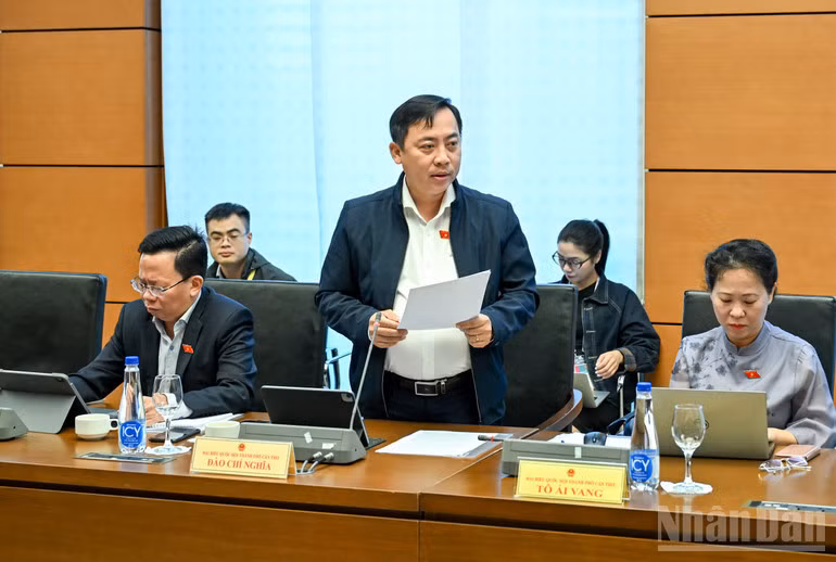 Đại biểu Đào Chí Nghĩa (Đoàn TP Cần Thơ). (Ảnh: DUY LINH)