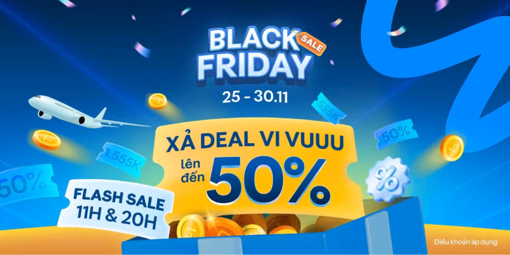 Cơ hội săn deals du lịch lớn nhất năm chỉ từ 25 -30 tháng 11 trên Traveloka