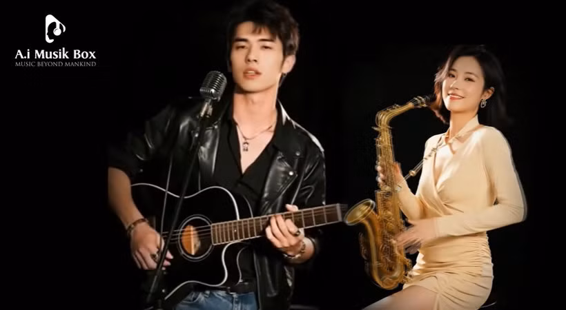 “Say một đời vì em” do AI hát, thu hút hơn 14 triệu lượt nghe trên kênh YouTube của Ken Quách. Ảnh cắt từ video Ken Quách.