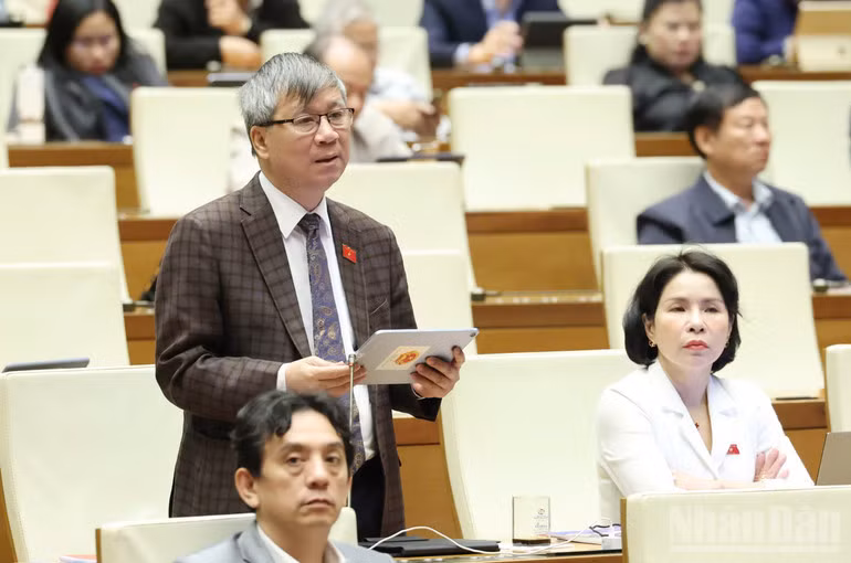 Đại biểu Nguyễn Anh Trí. (Ảnh: DUY LINH)