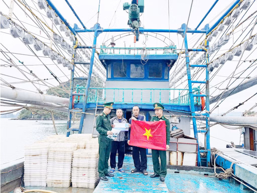 Thiếu tá Đỗ Hoài Nam - Trạm trưởng Trạm Kiểm soát biên phòng Cái Rồng.