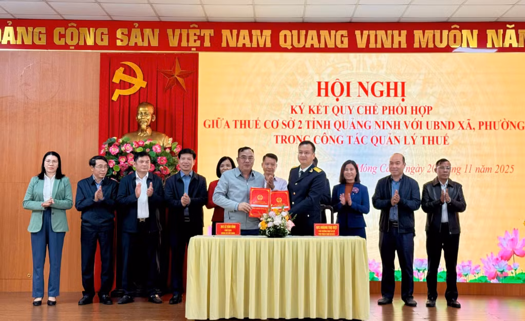 Các địa phương ký quy chế phối hợp với Thuế cơ sở 2.