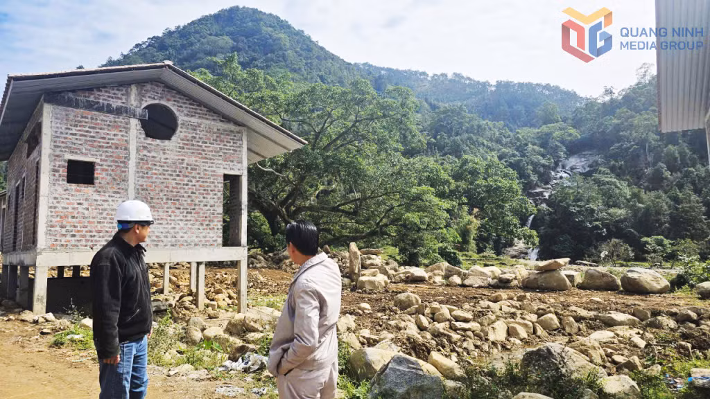 Dự án Khu du lịch sinh thái Thác Khe Vằn, xã Bình Liêu đang được triển khai tích cực.