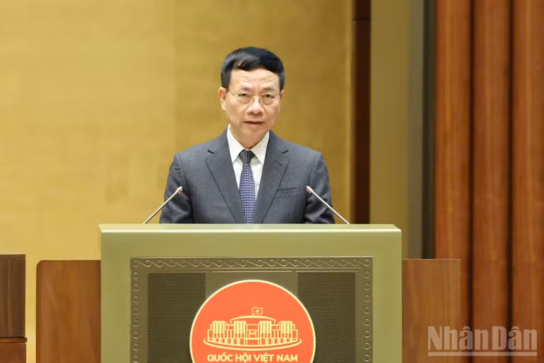 Bộ trưởng Khoa học và Công nghệ Nguyễn Mạnh Hùng. (Ảnh: DUY LINH)