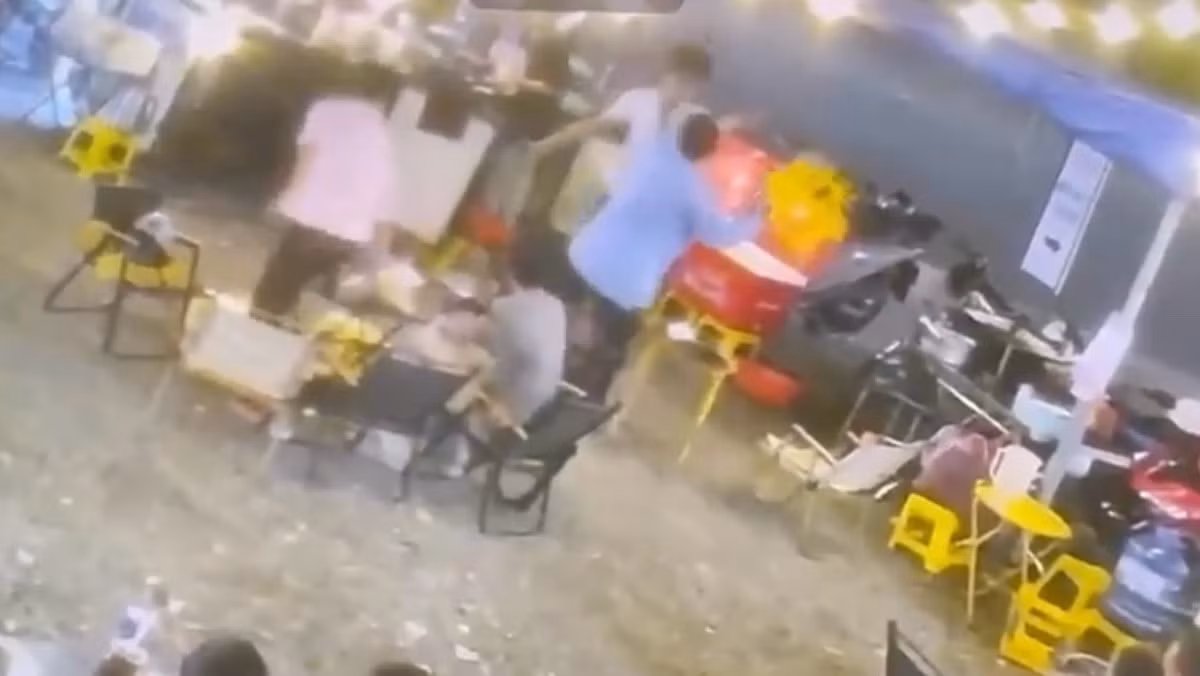 Camera ghi lại vụ án mạng. Ảnh: Phạm Duy