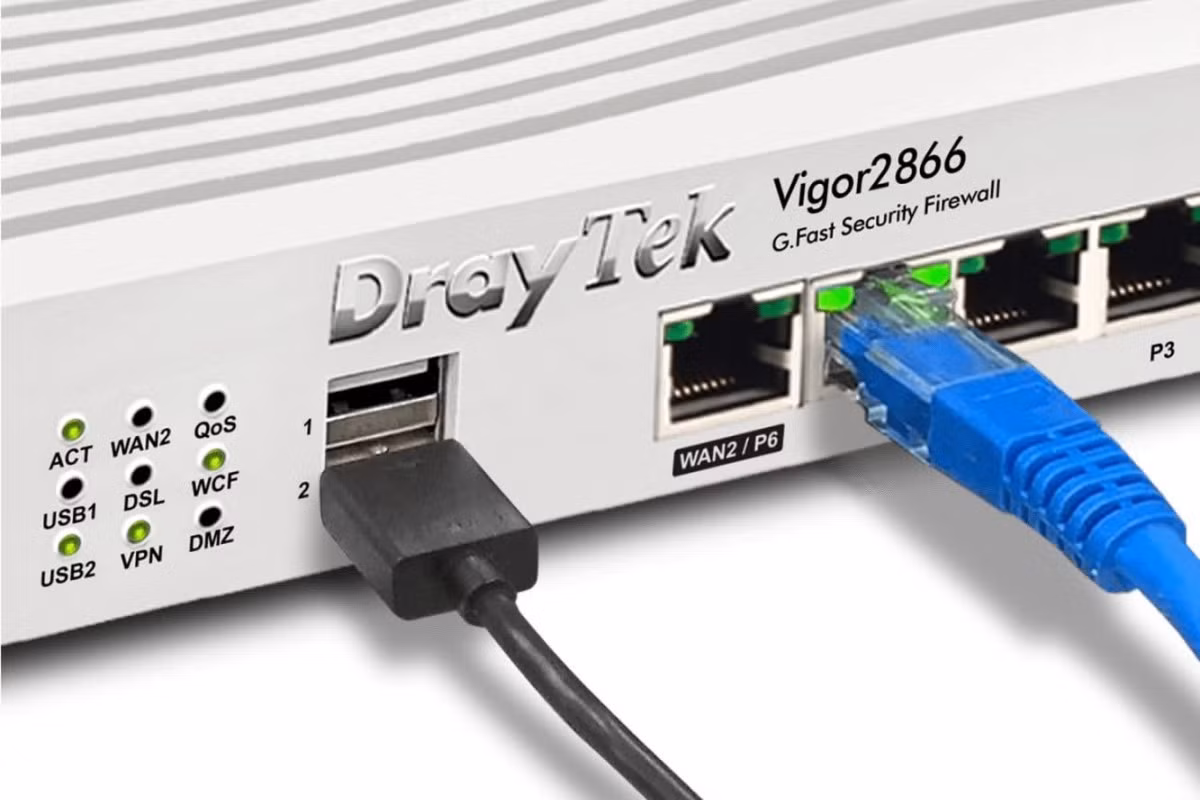 Vigor 2866, một trong những dòng router DrayTek bị lỗi. Ảnh: An Phát