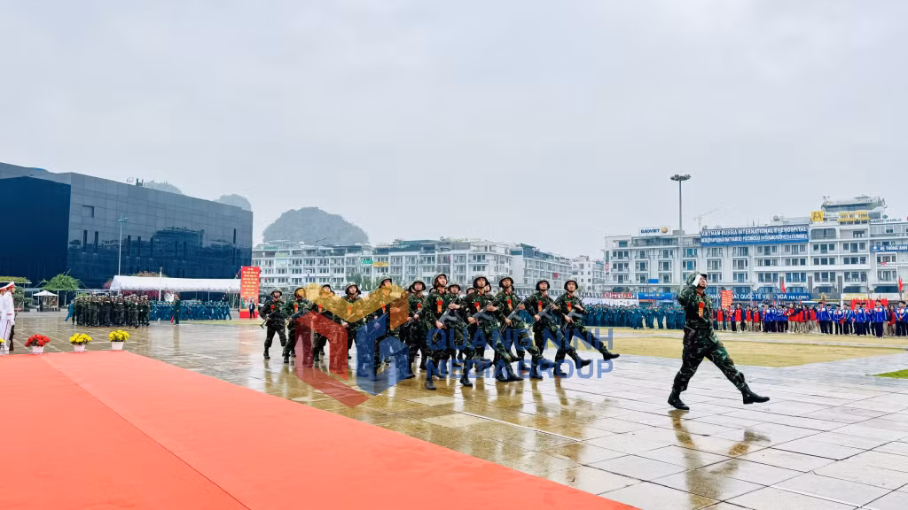 Lễ ra quân huấn luyện năm 2025 (3-2025). Ảnh: Mạnh Trường