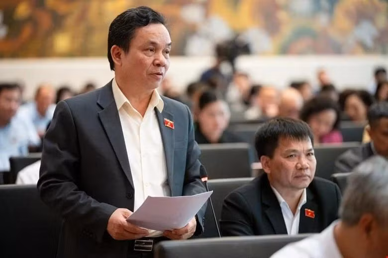 Đại biểu Hoàng Văn Cường (đoàn thành phố Hà Nội).