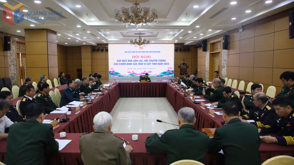 Quang cảnh Hội nghị gặp mặt các Ban liên lạc, Hội truyền thống CCB các đơn vị cấp tỉnh.