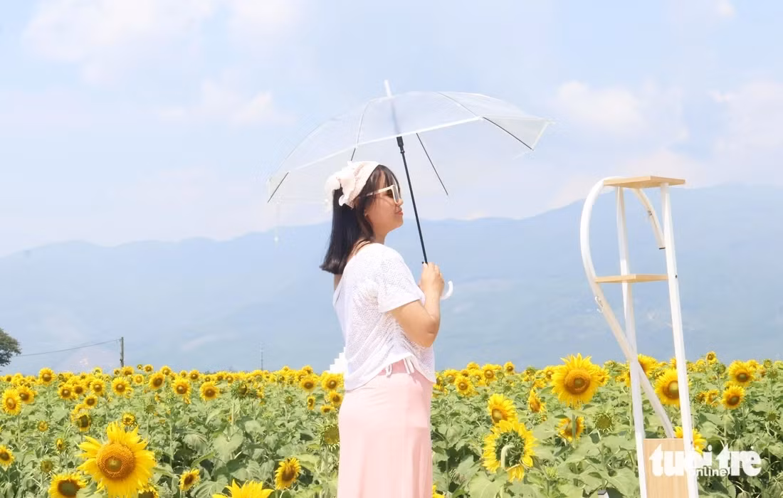 Duyên dáng bên cây dù