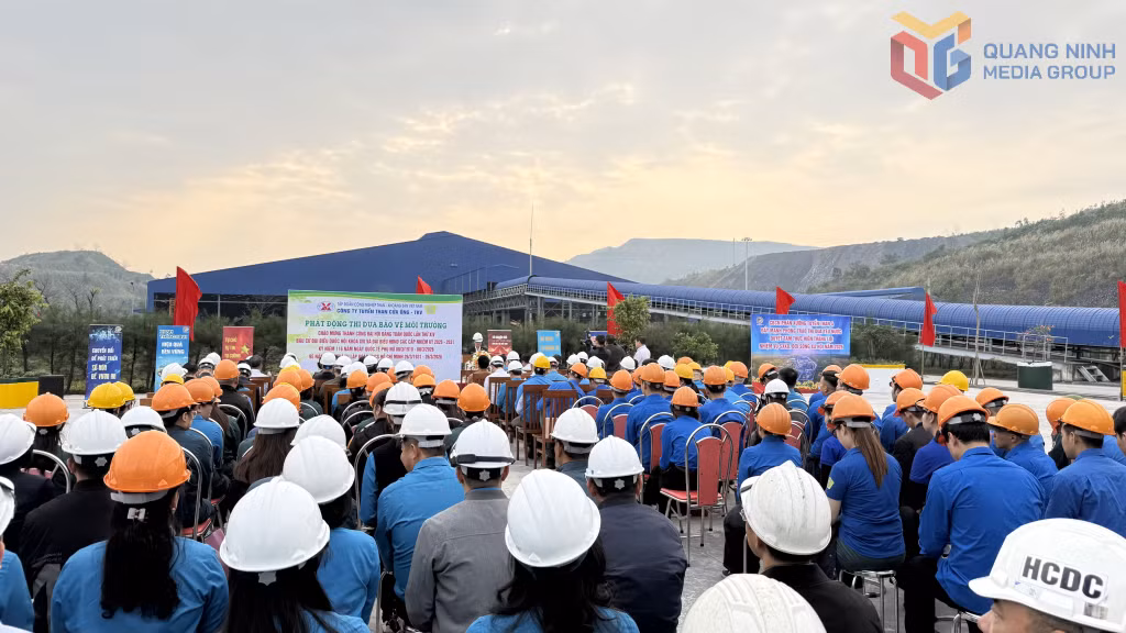 Công ty Tuyển Than Cửa Ông phát động thi đua bảo vệ môi trường ngày 6/3/2026.