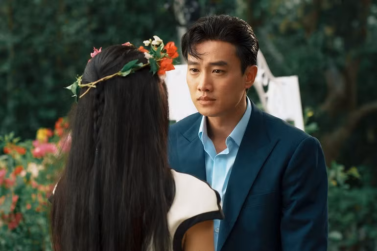 Quốc Trường trong một cảnh phim.