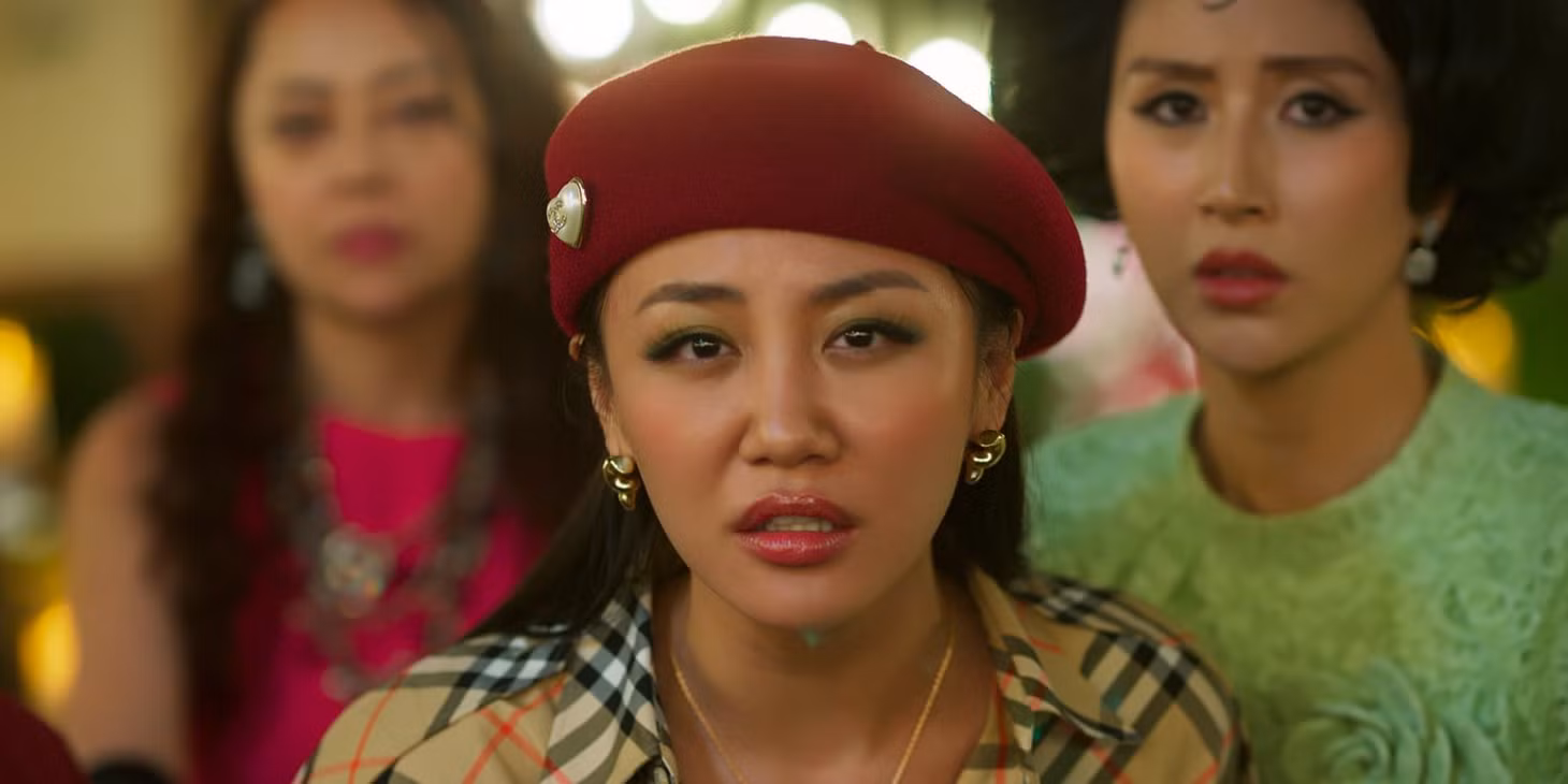 Văn Mai Hương, Pháo đóng Hải Lan, Nhật Hạ... những nhân vật nữ theo mô-típ quen thuộc trong phim Trấn Thành. Ảnh: Nhà sản xuất
