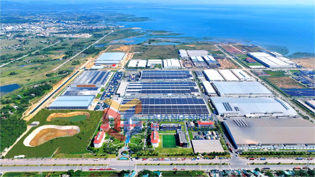 KCN Hải Hà đã thu hút được trên 30 dự án FDI vào đầu tư (3-2026). Ảnh: Mạnh Trường