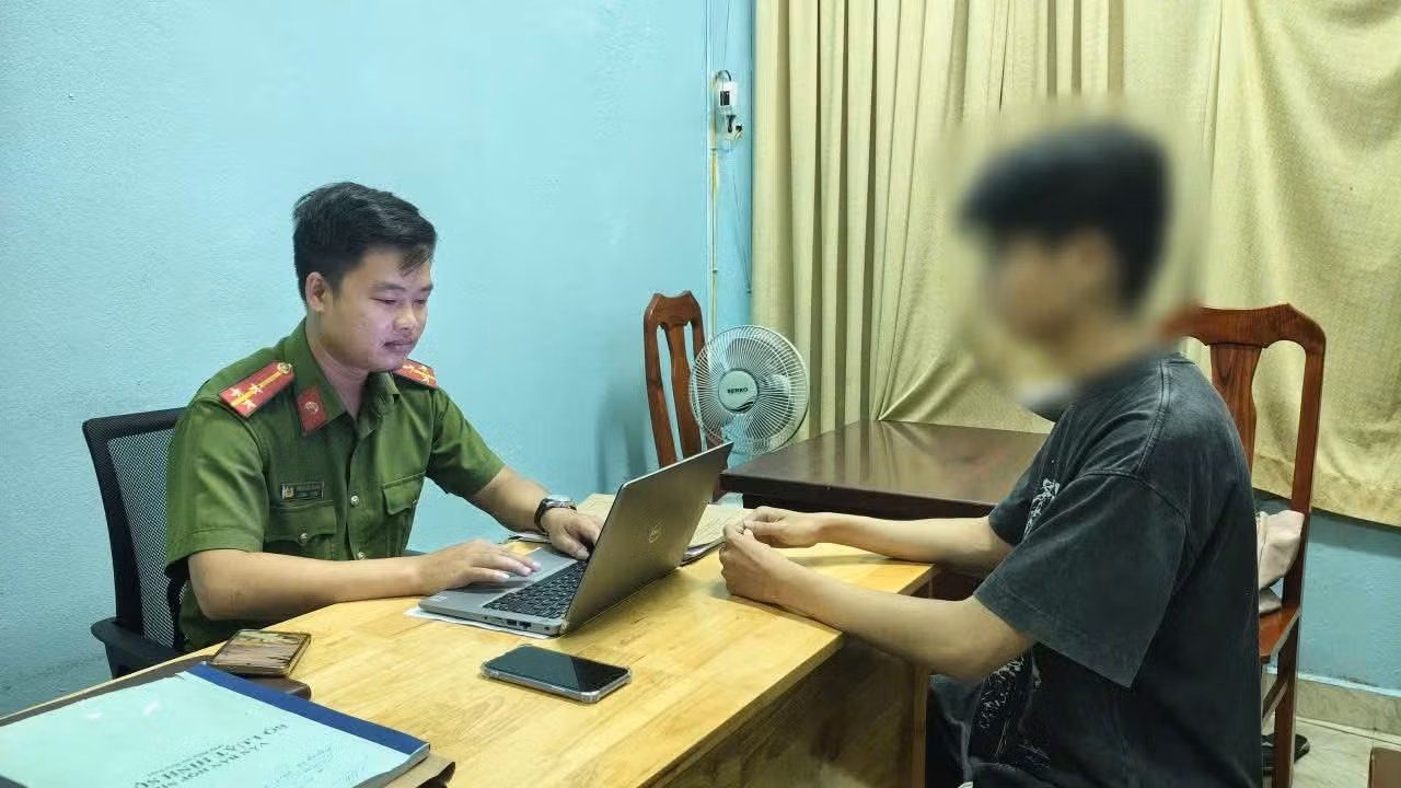 Công an Đà Nẵng cảnh báo chiêu trò thao túng tâm lý, để lừa đảo đối với một sinh viên bị "bắt cóc online" mới đây. Ảnh: CACC