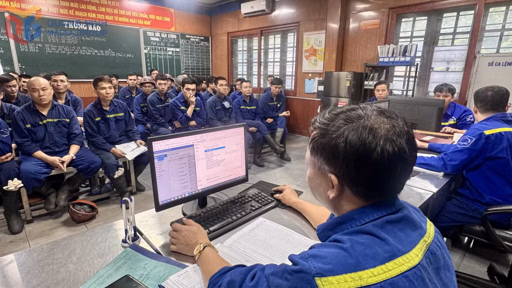Chuyển đổi số trong công tác giao ca, nhật lệnh tại Công ty Than Uông Bí - TKV.