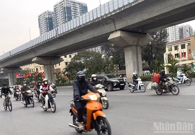 Dự báo khu vực Hà Nội không mưa, trời rét đậm. (Ảnh minh họa: Đ.T)