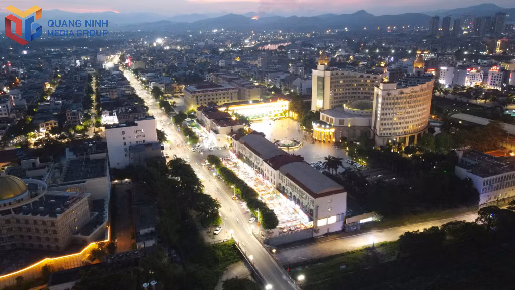 Một góc khu đô thị trung tâm phường Móng Cái 2