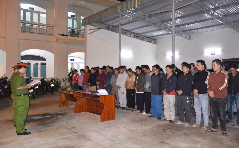 Đà Nẵng khởi tố 16 đối tượng trong đường dây số đề hơn 10 tỉ đồng. Ảnh: CACC