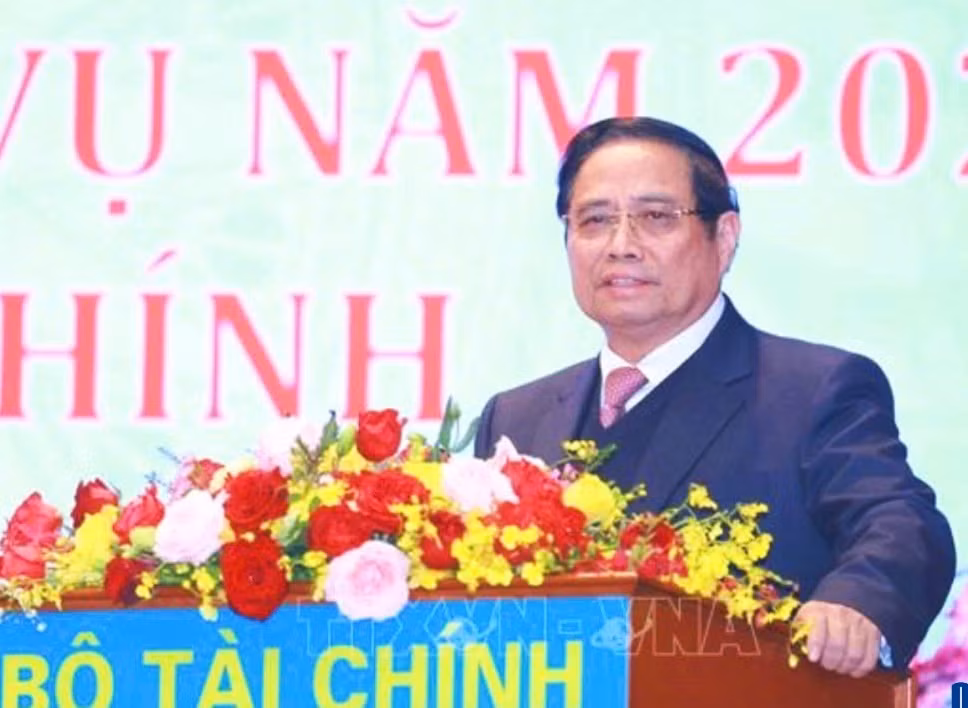 Thủ tướng Chính phủ Phạm Minh Chính phát biểu chỉ đạo tại hội nghị.