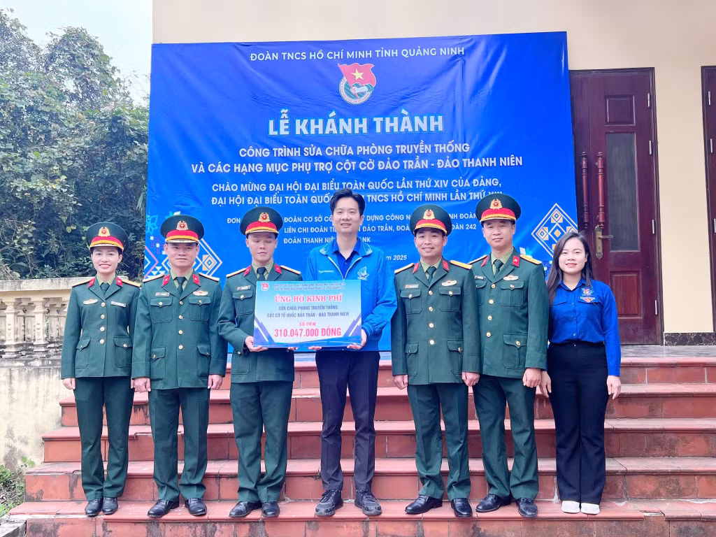 Tỉnh Đoàn - Hội LHTN tỉnh tổ chức lễ khánh thành công trình sửa chữa phòng truyền thống và các hạng mục phụ trợ Cột cờ Đảo Trần - Đảo Thanh niên tháng 12/2025.
