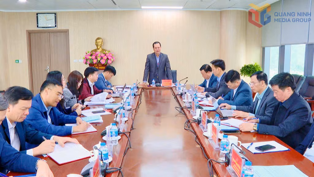 Ban Nội chính Tỉnh ủy làm việc với Đảng ủy Than Quảng Ninh, tháng 1/2025.