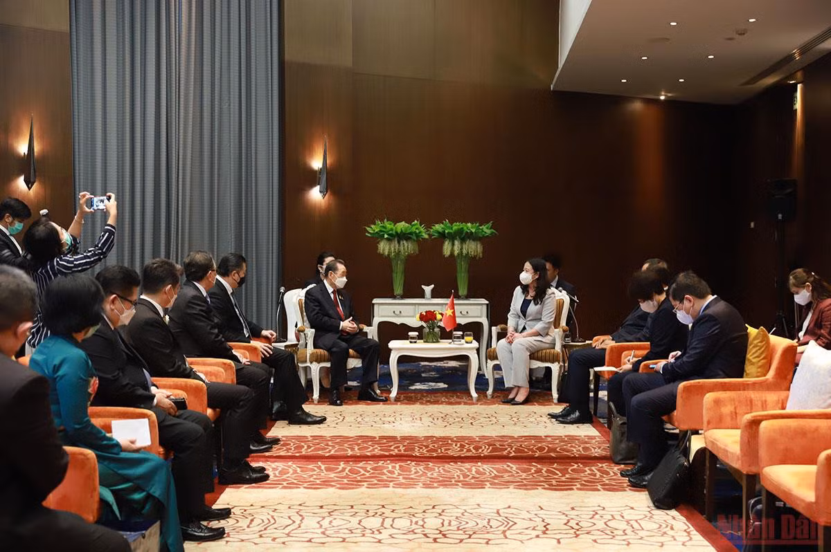 Phó Chủ tịch nước tiếp Chủ tịch tập đoàn C.P. Dhanin Chearavanont.