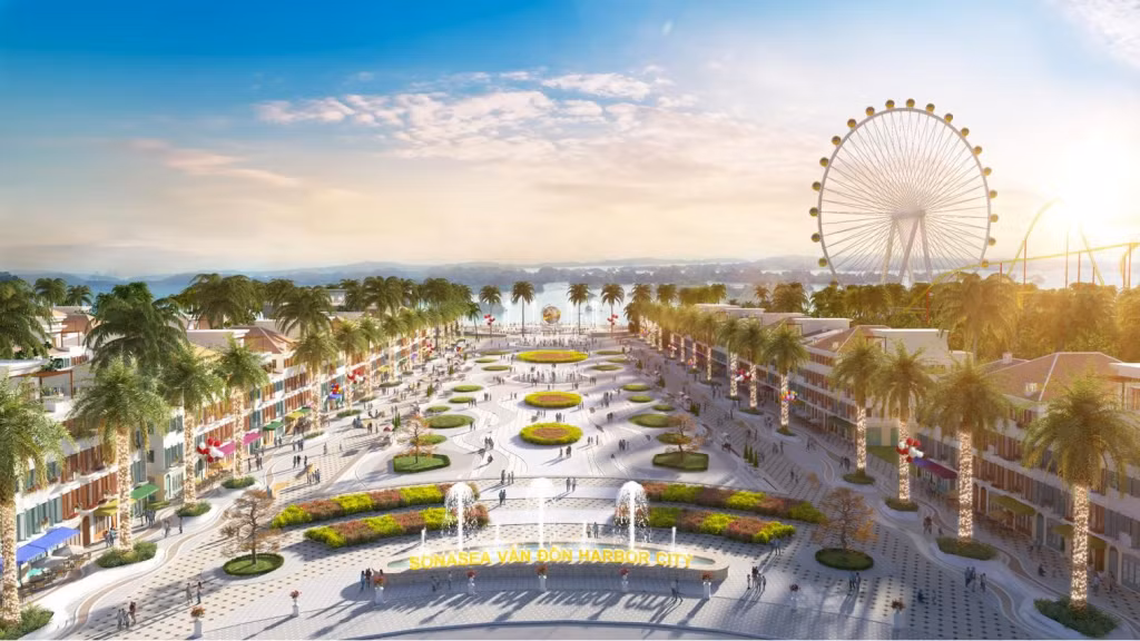 Dự án Sonasea Vân Đồn Harbor City (ảnh phối cảnh).